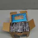 BESTTEN Decorator Switch or Receptacle Outlet Metal Wall Plate, Stainless Steel Outlet Cover with Protective Film, Durable Corrosion Resistant, 1-Gang 4.50" x 2.76", 30 Pack, Silver