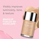 Neutrogena Healthy Skin Liquid Foundation Makeup with Broad Spectrum SPF 20 Sunscreen, Lightweight, Medium Coverage Makeup with Sunscreen and Pro-Vitamin B5, Buff 30, 1 fl. oz