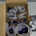 Loretoy Glass Spray Bottle Kit10 (216 oz, 24 oz, 62 oz), 910 ml Roller Bottles, Anti UV, Multi Size and Versatile, Suitable for Aromatherapy, Facial Moisturizing, Watering, etc.(Blue)