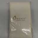 OWENIE Natural Valances for Windows, Light Filtering Small Kitchen Curtains Valance for Bedroom/Living Room, Rod Pocket Privacy Short Solid Modern Window Treatment, 60" Wx14 L, 1 Panel, Natural