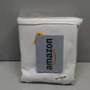 INOVADAY Pinch Pleated Curtains, 100% Light Blocking Linen Pinch Pleat Blackout Curtains for Bedroom, Thermal Insulated Blackout Drapes 2 Panels Set for Living Room - White, W40 x L96