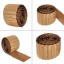 Metal Landscape Edging,10 Inch×20FT Corrugated Metal Garden Edging Border Heavy Duty Garden Borders Edging Lawn Edging for Garden,DIY Flower Beds,Lawns,Pathway (Rusted)