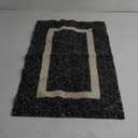 Rug, Black 19x31 In