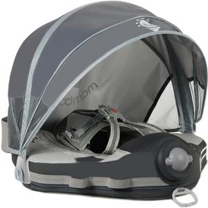 Mambobaby Add Tail Newest No.07 Airplane Baby Float with Sun Canopy Gray