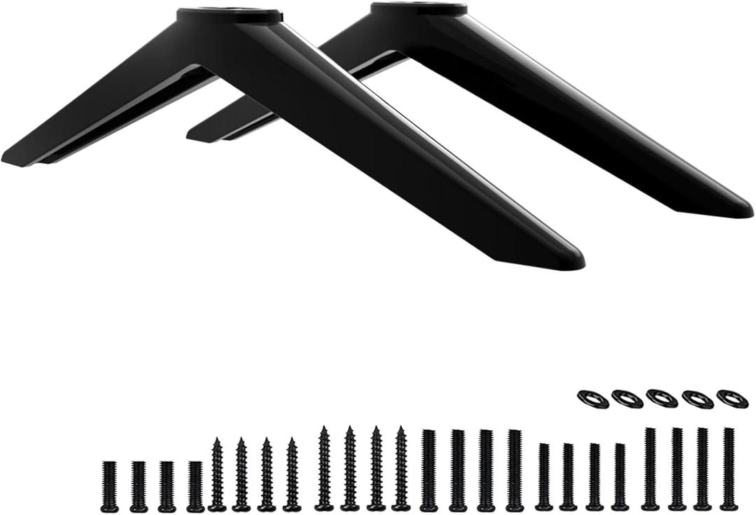 TV Legs for TCL Roku TV Stand Legs, for 28" 32" 40" 43" 49" 50" 55" 65" Roku Smart TV, Replacement Legs for TCL TV Legs 55S401 50S546 50S423 43S431 40S325 28S405 with Screws