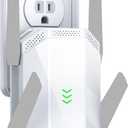 WiFi Extender Signal Booster, Dual Band Long Range Covers Up to 20000 Sq.Ft, Internet Booster for Home & Outdoor, Works with All Router, with Ethernet Port, Quick Setup WiFi Repeater Light Gray-1