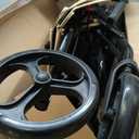 Drive Medical 795BK Duet Folding Transport Wheelchair and Rollator Walker, Black