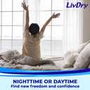 LivDry 2XL Overnight Adult Diapers for Women and Men, XXL Incontinence Underwear, 60-80" Waist, Disposable Pull-On Briefs, XX-Large, 12 Pack