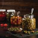 Paksh Novelty Wide Mouth Glass Mason Jar 64 Oz - 4 Pack - Wide Mouth, Airtight Lid, USDA Approved BPA-Free Dishwasher Safe Canning Jar for Fermenting, Sun Tea, Kombucha, Dry Food Storage, Clear