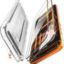 NeverBreak Screen Protector for iPhone 17, 9H+ Hardness Tempered Glass Protector for iPhone 17 6.3" 2025, 12FT Military Grade Protection [Scratch, Shatter, Drop Resistant] Full Edge Coverage Auto-Install, Durable Case Friendly, 2 Pack