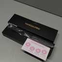 VANESSA PRO Flat Iron Hair Straightener, 100% Pure Titanium Flat Iron for One Pass to Achieve a Sleek Look, Curls Beautifully & Straightens Well - 1 inch