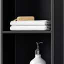 VHH 12"x24" No Tile Needed Shower Niche,Black Stainless Steel 2-Tier Recessed Wall Niche for Bathroom Shower Wall, 11"x23"x3.95"
