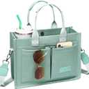 ZHMO Canvas Tote Bag for Women,Women's Bags Crossbody Bags Work Laptop Tote Bag Large Handbags Purse for Travel Nurse Teacher