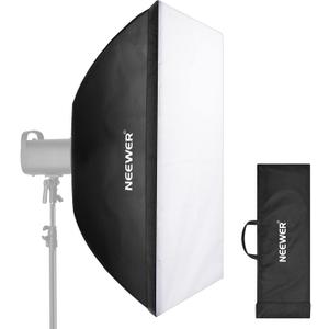 NEEWER 24x35 (60x90cm) Rectangular Softbox, Studio Monolight Softbox with Bowens Mount, Diffuser & Carrying Bag for Portrait Product Photography, Compatible with S101-400W/300W, SL-70W, CB60/100/150