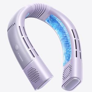 TORRAS Coolify 2S PRO #1 Neck Cooler & Neck Fan - Purple | #1 Ice-feel cooling neck fan. Thoughtful gift for women & mom. Perfect for garden, travel, festivals & hot flashes., Small