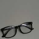 Gaoye Black Blue Light Glasses for Computer & Gaming - Anti UV Ray Lenses, Scratch-Resistant & Comfort Fit