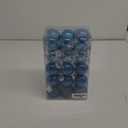 Clear Plastic Christmas Ball Ornaments, 30ct 2.36 Inch Champagne Balls for Tree Decoration - Shatterproof for Holiday Wedding Party Gifts