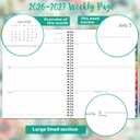 3 x 2026-2027 Planner - 2026-2027 Planner Weekly and Monthly, Jul.2026-Jun.2027, 8.5''x11'', Large Daily Blocks to Write, Academic Weekly Monthly Planners with Colorful Tabs, Inner Pocket