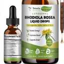 Totaria 16-in-1 Liposomal Rhodiola Rosea Supplement Tincture 1000mg, Ultra Strength Rhodiola 10:1 Root Extract w/Ashwagandha, Rhodiola Liquid Drops for Natural Relaxation, Mood, Energy, Alcohol-Free (2 Fl Oz (Pack of 1))
