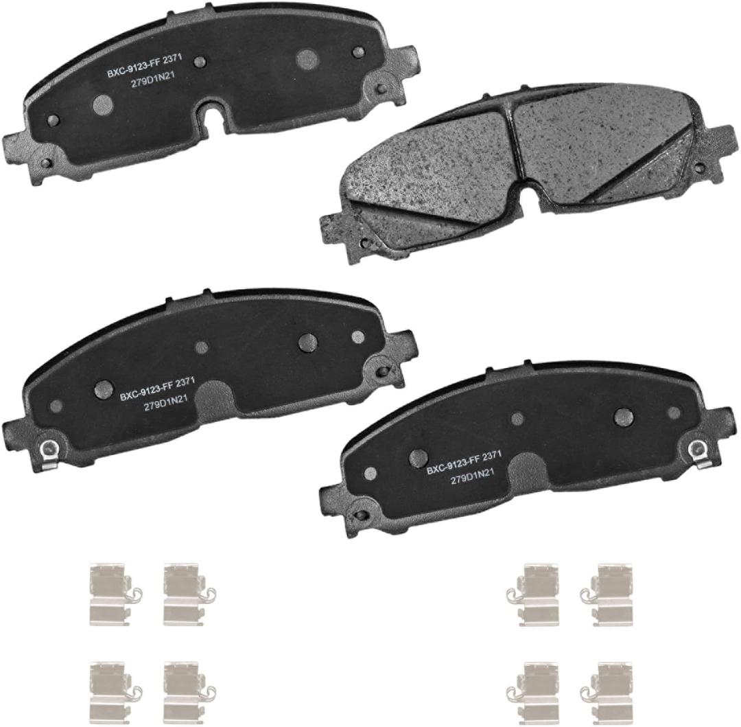 Bendix Premium SBC2371 Ceramic Front Brake Pads for Select Models Buick Enclave,Cadillac XT5,XT6,Chevrolet Blazer,Colorado,Traverse,GMC Acadia,Canyon