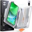 SMARTDEVIL Screen Protector for Google Pixel 9 (3 Pack) + Camera Lens Protector, HD Tempered Glass, Fingerprint Unlock Friendly, 9H Military-Grade Protection, Scratch & Drop Resistant