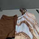 ROSEWE 2025 Tankini Swimsuits for Women, Two Piece Bathing Suits with Shorts, Modest Tank Top Swim Dress (X-Large, Light Coffee)