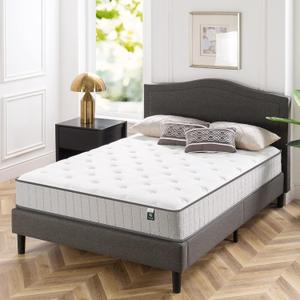 ZINUS 10 Inch Comfort Support Cooling Gel Hybrid Mattress, Full, Tight Top Innerspring Mattress, Motion Isolating Pocket Springs, Mattress in A Box (White)