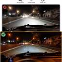 Night Driving Glasses for Men Women Fit Over Sunglasses Anti Glare Polarized HD Night Vision Glasses (02 Glossy Black Frame/ Yellow Night Vision Lens)