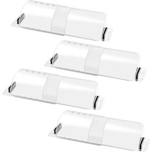 4-Pack Air Vent Deflector 8.5 to15.5 Inches, Aerospace-Grade Plastic (5-Meter Drop Resistant), 200% Stronger Magnetic AC/Heat Vent Covers (-35F to 284F) for Ceiling/Floor/Wall Registers