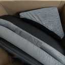 Extra Large Dog Bed House, Cozy Dog House Indoor, Memory Sponge, Plush Dog Cave Bed Crate Cushion with Non-Slip Bottom for Medium Large Dogs (Grey, XL)