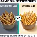 FRI-MOR™ Commercial Deep Fryer Oil Filter Powder – Oil Saver & Extender, 2X Oil-Life, 50% Cost Savings, Removes Odors & Burnt Flavors, For Restaurants & Food Trucks, 12 lb (90-Day Supply), Made in USA