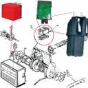 Replacement Burner Heater Photocell Flame Sensor Eye Piece 20132573 3002280 Fits 40 Series Oil Burners Riello Cad Cell Eyes