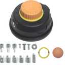 Replacement Trimmer Heads,Universal String Trimmer Head for Echo Ego Dewalt Craftsman Milwaukee, Bump Feed,Anti-Tangle Easy Install for Gas/Cordless Trimmer (Counter Clockwise/Left Hand Thread),Yellow