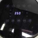 Air Fryer 3.8 Quarts for 1-2 people, 8-in-1 Functions, Air Fry, Roast, Bake, Broil, Preheat, Shake, Digital Small Air Fryer, Nonstick Dishwasher-Safe Basket, Compact Air Fryers, Black