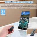 elec Space Multi-Functional Touchscreen Bluetooth Remote Mouse - Ideal for Entertainment, Photography, and Reading with Long Battery Life & Smart Rolling Control (Black)