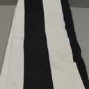 KOZYFLY Black and White Striped Area Rug 4x6 Ft Outdoor Rug Washable Indoor Outdoor Rug Hand Woven Cotton Door Mat Outdoor Entrance Mat for Front Door Kitchen Entryway Patio Front Porch Decor