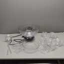 Nostalgia LPF230 3-Tier Lighted Party Fountain, Holds 1.5 Gallons, LED Lighted Base, Includes 8 Reusable Cups