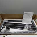 VTORY Adjustable Standing Desk for Walking Pad Treadmill, Desk for Bike/Cycling, Stand Table for Treadmill Walking Pad, Bike/Walking Pad/Treadmill Trainer Desk Stand, Attachment, Bar for Walking Pad (Vintage)