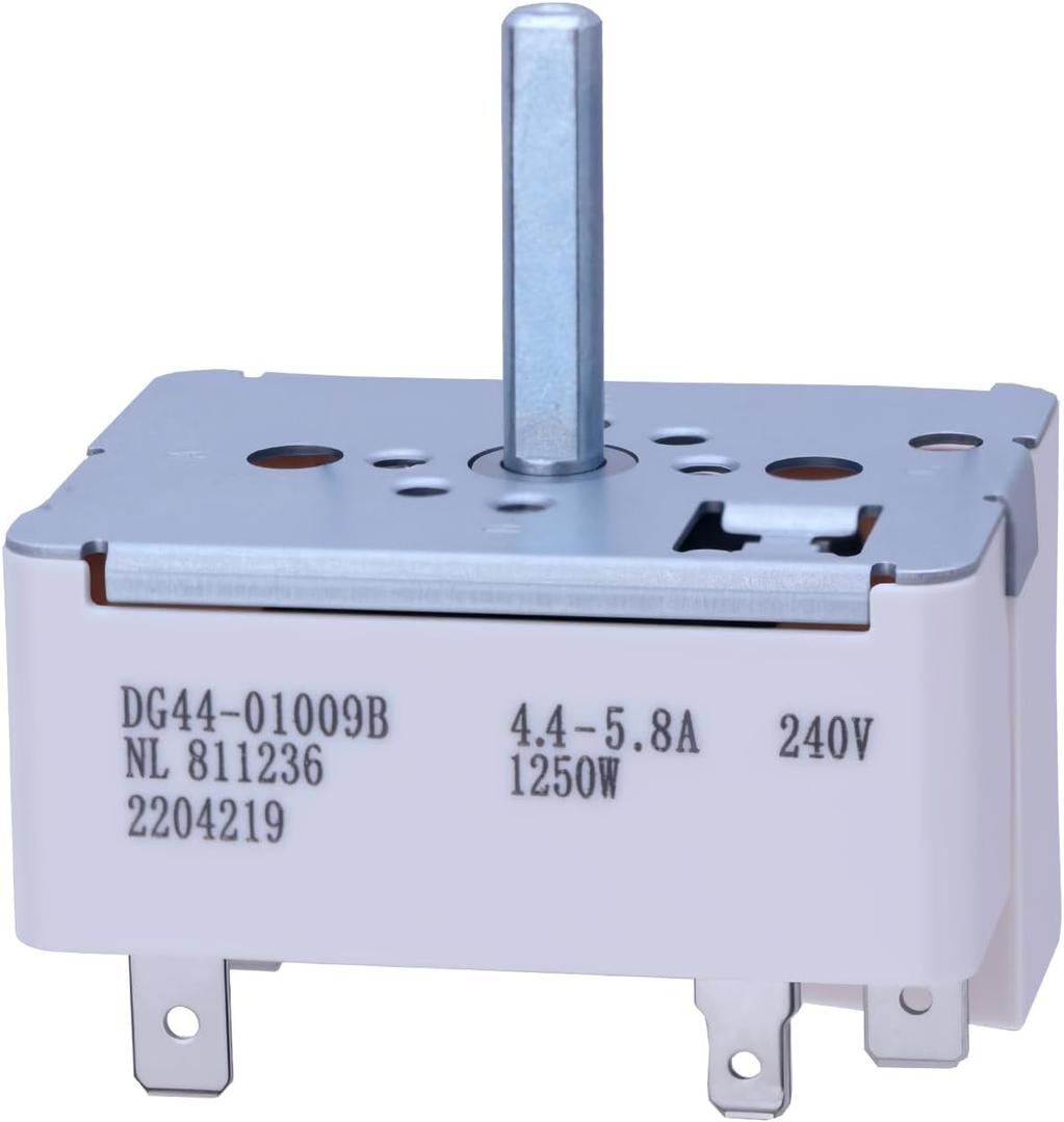 DG44-01009B Infinite Surface Burner Control Rotary Switch Replacement for Samsung Electric Range Stove Cooktop Replaces AP7031849 EAP7031849