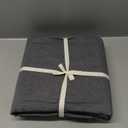 Cotton Duvet Cover Oueen Ultra Soft 100% Cotton Solid Color Gray Duvet Cover Set 3 PCs Closure -3 Pieces Grey Queen