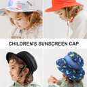 Mesh Baby Girl Sun Hat, Outdoor UPF 50+ Sun Protection Infant Hats, Adjustable Summer Beach Bucket Hat (Small, 9)