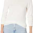 Amazon Essentials Women's Classic-Fit Lightweight Long-Sleeve Turtleneck Sweater (Large, Ivory)