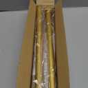 Gold Shower Curtain Rod 31-79 Inches Non-Slip Shower Rod Tension Mounted No Drill Shower Curtain Rods Spring Tension Rod Adjustable Tension Curtain Rod for Windows Bathroom