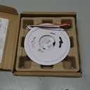 Kidde Smoke Detector, Hardwired with 10-Year Battery Backup, Interconnectable, LED Status Lights, 85 dB Alarm, 5-inches, 20SA10, 1 Pack