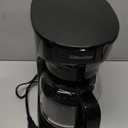 Mueller 12-Cup Drip Coffee Maker - Borosilicate Carafe, Auto-Off, Reusable Filter, Anti-Drip, Keep-Warm Function, Clear Water Level Window Coffee Machine, Kitchen Essentials & Accessories (Black)