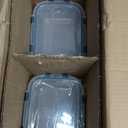 [8Pack,30 oz]Glass Meal Prep Containers,Glass Food Storage Containers,Airtight lunch Containers with Lids, Microwave, Oven, Freezer and Dishwasher