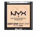 NYX PROFESSIONAL MAKEUP Can't Stop Won't Stop Mattifying Pressed Powder - Light (1 Count (Pack of 1))