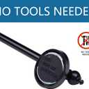 Magnetic Curtain Rods for Metal DoorsMulti-Use Adjustable Appliance for Windows Iron Steel Places9-16 InchBlack2 Pack