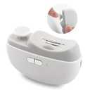 Electric Nail Clipper for Senior and Baby - 3in1 Baby Nail Trimmer Electric for Finger, Automatic Electric Nail Clipper with Polishing, Gift for Adult White