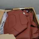 coverdream RAM Seat Covers Full Set for 2019-2026 Ram 1500 CrewCab Limited,Laramie Pickup,Rear 40/20/40 Split Backrest,Fully Covered,Waterproof Truck Leather Seat Protector(Wine Red)